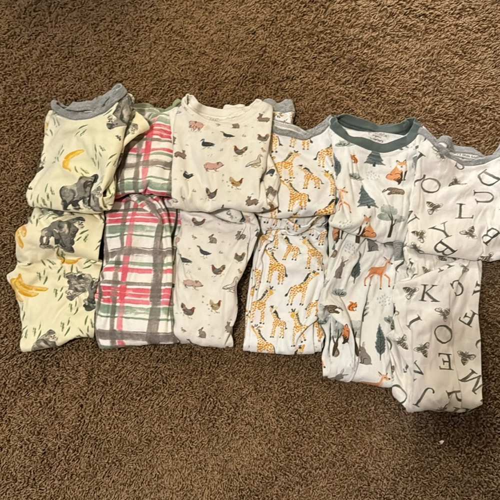 Burt’s Bees and Little Planet Pajama bundle- size 4t
